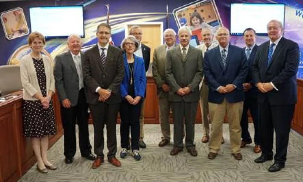 WVBE members and WVDNR members after signing MOU for patnership