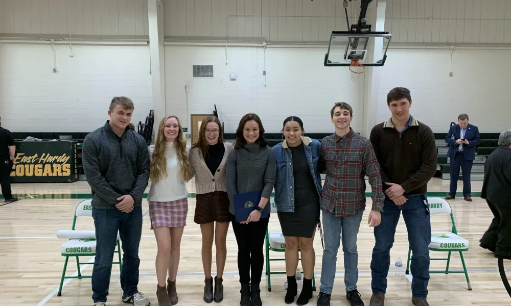 Wolfe students group photo