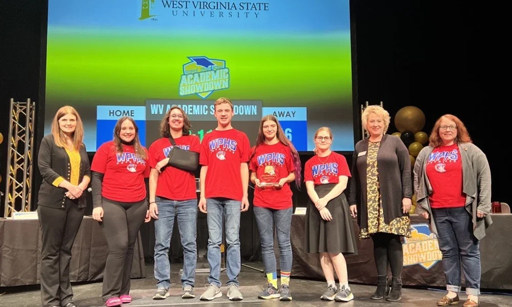 Wheeling Park Team at Academic Showdown.
