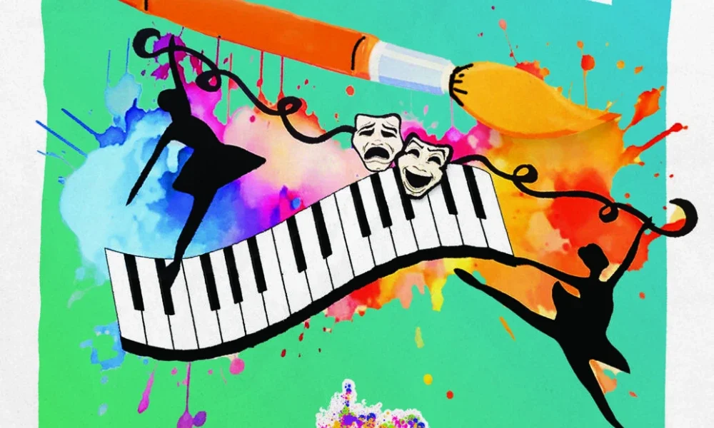 The 2024 Arts Alive poster featuring Alexis Brewer’s artwork.