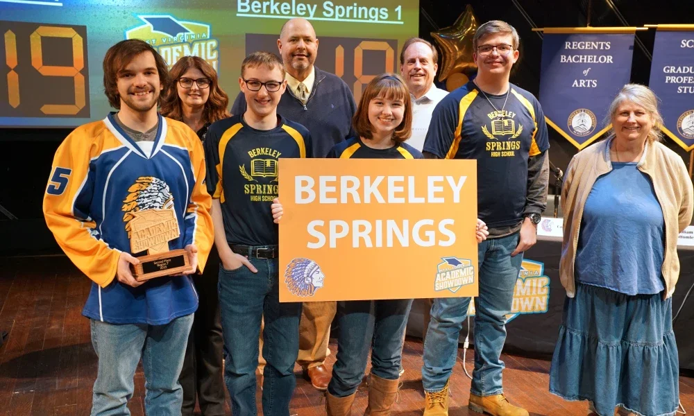 Members of Berkeley Springs High School Team 1
