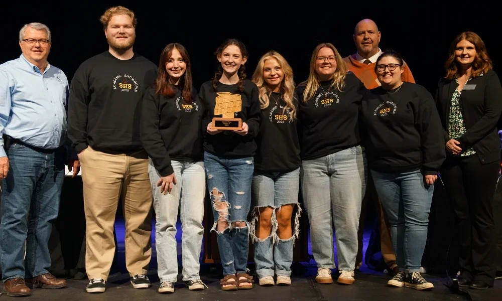 Members of Sherman Senior High School Team 1.