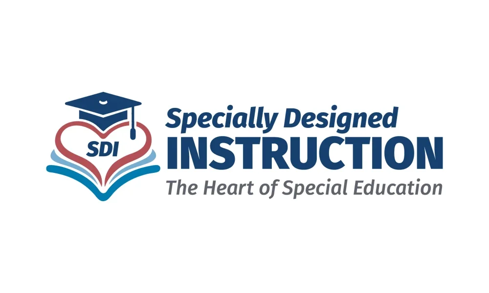Specially Designed Instruction logo Text: Specially Designed Instruction. The Heart of Education