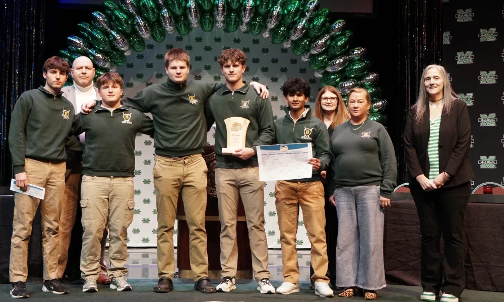 Members of Huntington High School's Academic Showdown team.
