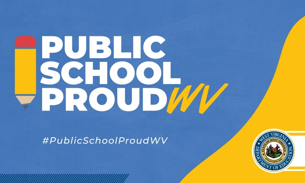 Public School Proud WV graphic.