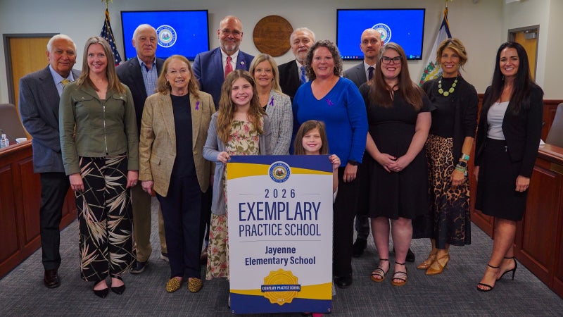 Jayenne Elementary members and members of the West Virginia Board of Educaiton 