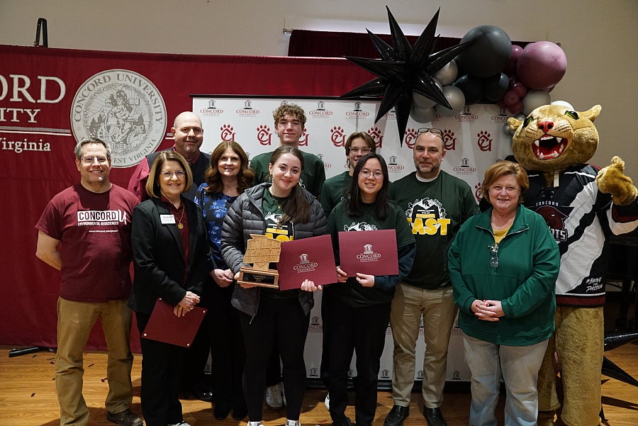 Members of Greenbrier East High School Team 1.