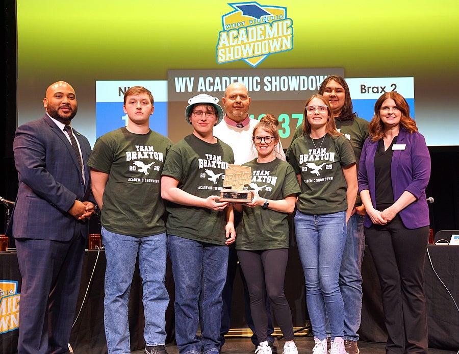 Members of Braxton County High School Team 2.