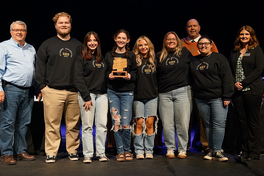 Members of Sherman Senior High School Team 1.
