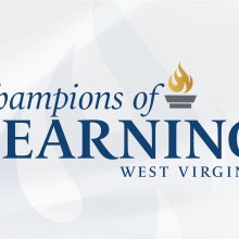 Champions of Learning West Virginia logo