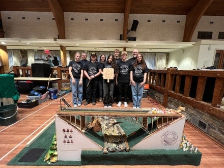 Members of the Culinary Caddies 2025 Culineering Challenge Team.