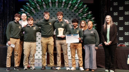 Members of Huntington High School's Academic Showdown team.