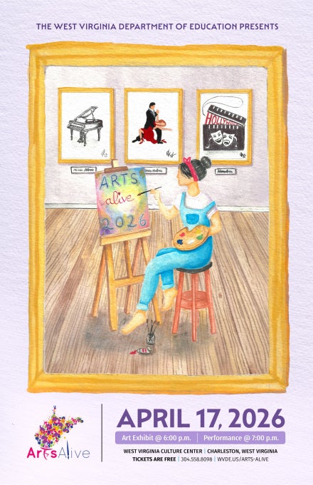 The 2026 Arts Alive poster.