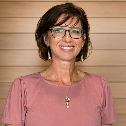 Dr. Sheena Van Meter smiling. 