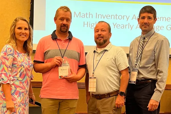School Of Diversion presented with Math Award