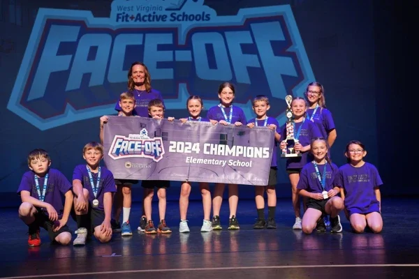 Photo of the Frametown Elementary School team from the 2024 Fit & Active Challenge