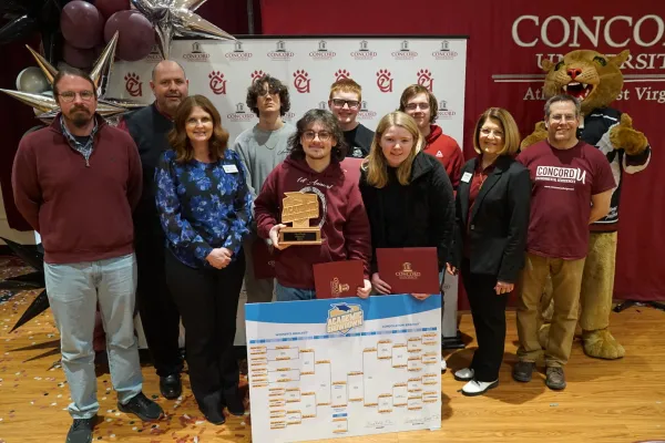 Members of Bluefield High School Team 1.