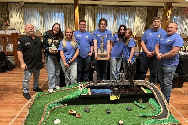 Members of the Drive and Dine Coyotes 2025 Culineering Challenge Team.