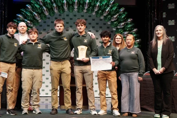 Members of Huntington High School's Academic Showdown team.