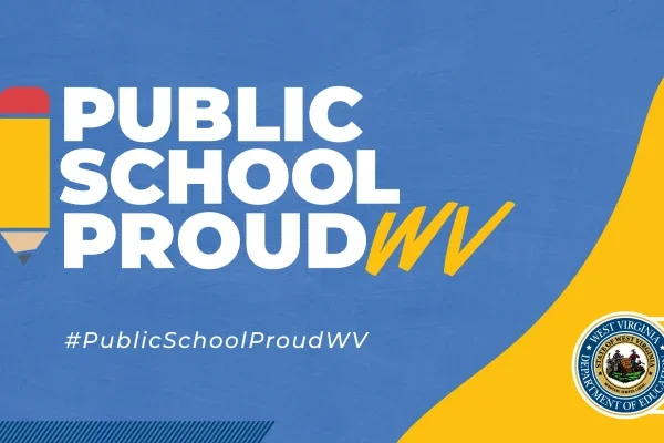 Public School Proud WV graphic.