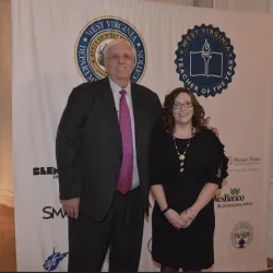 Governor Jim Justice poses with Jada