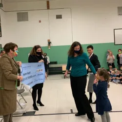 Heather Haught Milken Award ceremony 