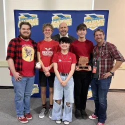 Members of Bridgeport High School Team 1.