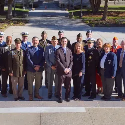 Members of the Common Ground Partnership posing together after the 2024 Compact signing