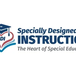 Specially Designed Instruction logo Text: Specially Designed Instruction. The Heart of Education