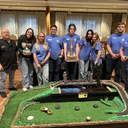 Members of the Drive and Dine Coyotes 2025 Culineering Challenge Team.