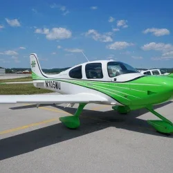 A Marshall University plane. 