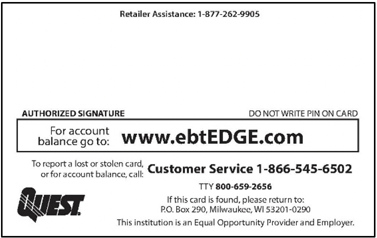 P-EBT Card Instructions and Information - West Virginia Department of  Education