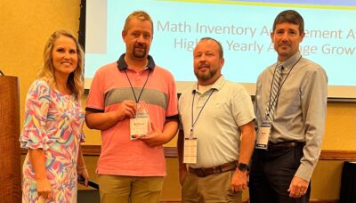 School Of Diversion presented with Math Award