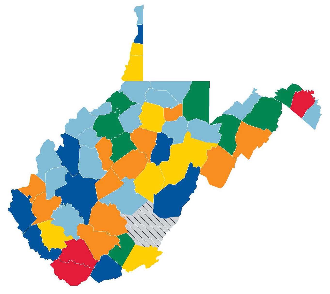 CIS County Map - Aug. 2023