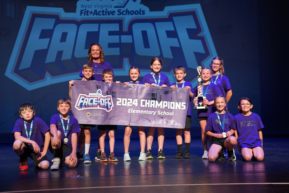 Photo of the Frametown Elementary School team from the 2024 Fit & Active Challenge